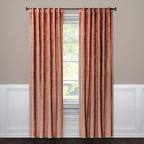 Project 62 Velvet Curtain Panel, Blush 54 x 95