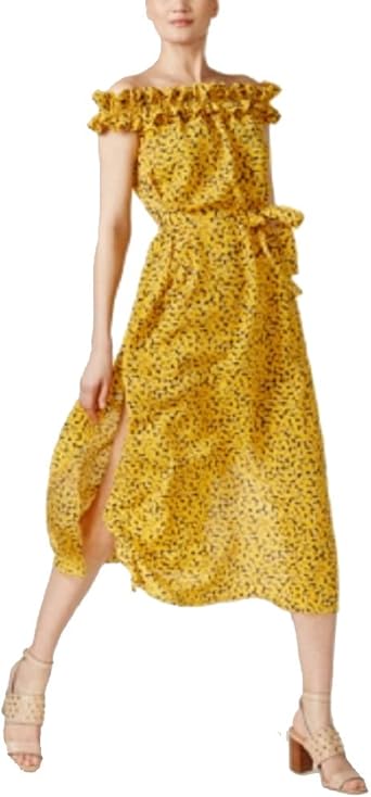 michael kors yellow dress