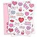 xo, Fetti Valentine's Day Temporary Tattoos - 54 Hot Pink Foil Styles | V-Day Party Decoration, Galentines, Party Favor, Be Mine, Candy Heart, Vday Supplies, XOXOs