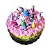 Evursua 12pcs Trolls Toys Poppy Troll Doll Mini Figures Cake Toppers for Kids Party Favor