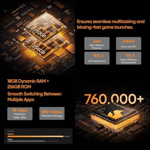 realme 14 5G Smartphone 8GB RAM + 256GB ROM, Snapdragon 6 Gen 4 e 120Hz AMOLED Schermo, Cellurale 6000mAh Batteria e Ricarica Rapida da 45W, IP69 Resistenza, GT Boost, AI OIS 50MP Fotocamera, Titanio