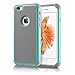 iPhone 6 Case,iPhone 6S Case,GOGING Impact Resistant Double Layer Shockproof Hard Shell Case for Apple iPhone 6/6S 4.7 inch (Teal)