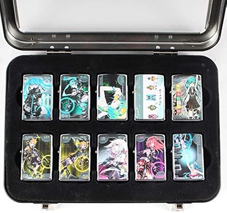 Amazon Co Jp 10個セット 初音ミク ジッポライター ボーカロイド ミク グミ レン リン ルカ 東京電脳探偵団 ジッポ オイルライター ライター N ホビー