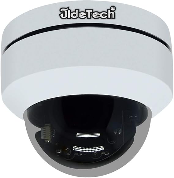 HD 1080P PTZ Outdoor POE Security IP Dome Camera with 3X Optical Zoom