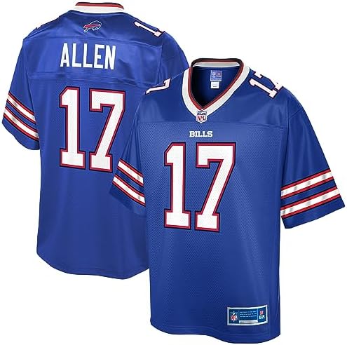 Amazon.com: Josh Allen #17 Buffalo Football Cotton Shirt Jersey