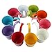10 pcs Hanging Flower Pots, Thickened Metal Iron Wall Hanging Planter Indoor/ Outdoor for Railing Fence Balcony Garden Home Decoration, Multicolor
