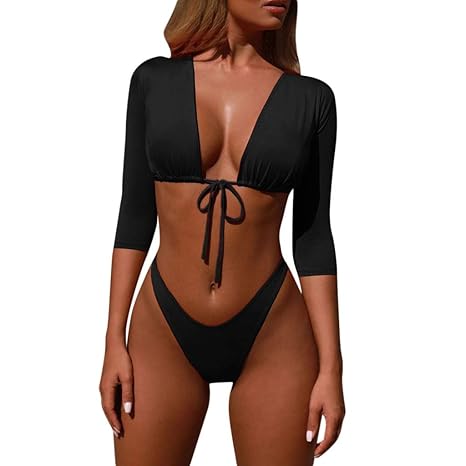 iYmitz Mode Sommer EIN Stück Badeanzug Monokini Swimwear Beachwear Push up Bikini Strandmode Solide Badeanzug