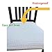 RELIABEST Waterproof Dining Chair Cover Protector - Pack 2 - Perfect for Pets, Kids, Elderly, Restaurants, Party - Machine Washable, Snugly Fit, Removable, Clean The Mess Easily (Beige)
