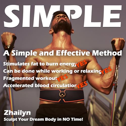 Abdominales Electroestimulacion, Electroestimulador Muscular Abdominales, EMS Electroestimulador Muscular, USB Recargable Hombresy&Mujeres Ejercitador del Abdomen/Brazo (8 Modos +19 Intensidads)