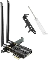 Ubit WiFi Card AX210S 6E PCIe WiFi 6E BT 5.2 MU-MIMO OFDMA 5400Mbps Windows view 1