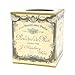 Vintage or Retro Tissue Holder~E64~ Tissue Box Cover ~ Tissue Box Holder ~ Kleenex Holder ~ Shabby Chic Ivory Enamel with Vintage French Perfume Label