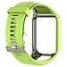 TUSITA WristBand for TomTom Runner 2 3/Spark/Spark 3/Golfer 2/Adventurer, Replacement Silicone Band Strap Accessory (Green)