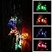JETSUN Wind Chimes, Waterproof Solar Powered LED Color-Changing Wind Bell for Home/Party/Yard/Garden Décor -Christmas Deer
