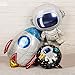 10Pcs Outer Space Party Balloons Boy Birthday Baby Shower Chrome Silver Black Galaxy Astronaut Airship Space Theme Baby Shower Party Supplies Decoration