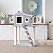 CO-Z Cat Tree Condo Tower with Ladder and Scratching Posts Kitty Trees House Bed Furniture for Kittensthumb 2