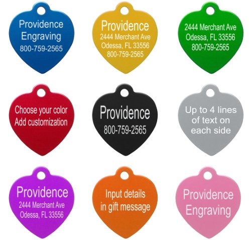 Pet-ID-Tags-8-Shapes-Colors-to-Choose-From-Dog-Cat-Aluminum