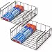 2 Pack - SimpleHouseware Under Shelf Basket, Bronze primary