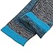 Daxin Women Yoga Fitness Seamless Bra+Pants Leggings Set Gym Workout Sports Wear Blue