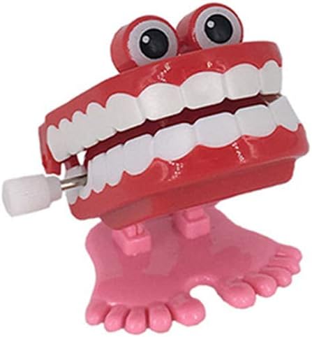 Amazon Toymytoy ぜんまい玩具プラスチック目歯形ノスタルジック時計仕掛けおもちゃパーティー好意のためハロウィン子供おもちゃ スタイルランダム パーティーグッズ おもちゃ