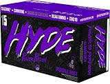ProSupps Hyde Power Potion Energy Drink, 350 mg Caffeine, Zero Sugar, Zero Carbs, Carbonated 16 oz, 15-Count Box (Purple Mist Flavor)