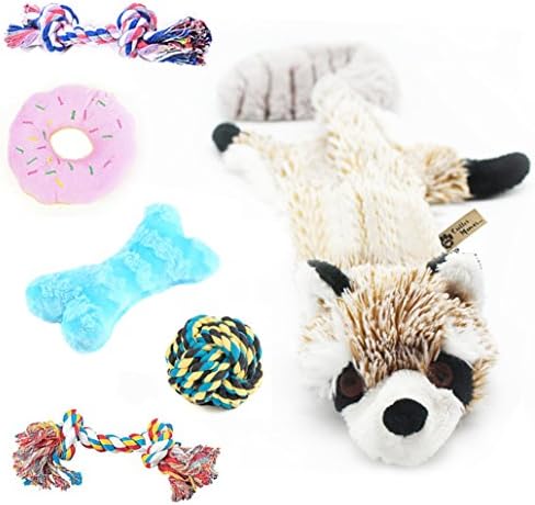 Critter Mamas Puppy Toy and Rope Set (6 pack)