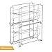 NEX Can Rack, 4 Pack Stackable Can Organizer Holder for 12 Cans (Each)