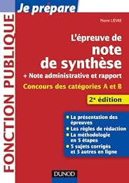 L' épreuve de note de synthèse