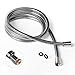 Aidodo Shower Hose, Fivanus (8 Ft) (96 Inches) (2.45 Meters) Extra Long Chrome Handheld Shower Head Hose with Brass Coupler.