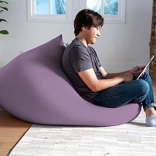 Yogibo Short Bean Bag Chair for Teens, Adults, Plush, Soft Lounge Beanbag for Gaming, Reading