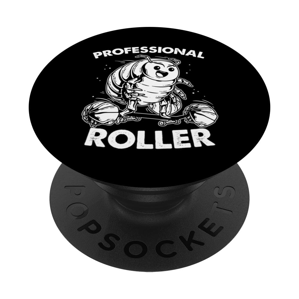 Isopod Roly Poly Pill Bug Rollie Pollie Insect Pro Roller PopSockets Swappable PopGrip