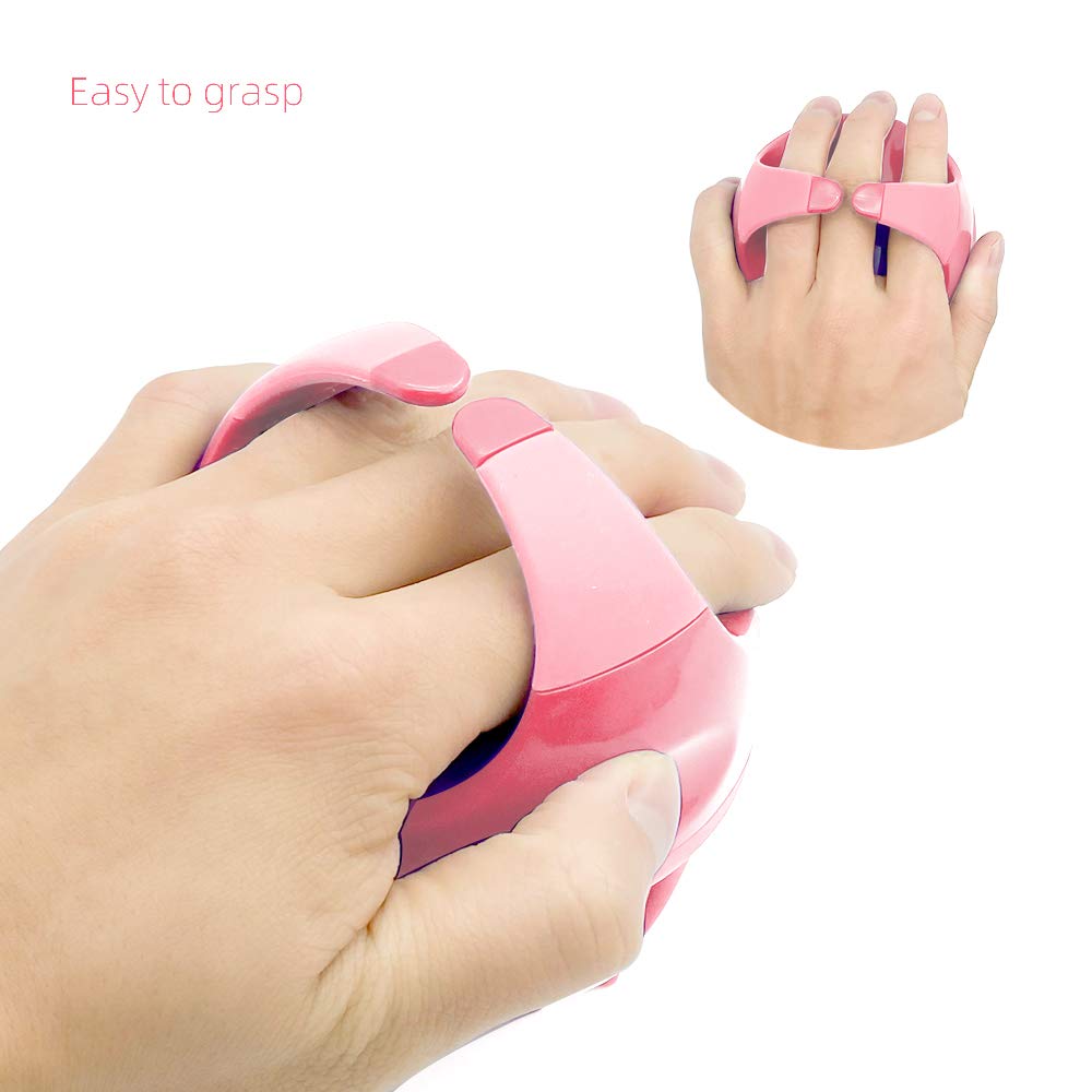 Scalp Massager, Hair Shampoo Brush with Longer Silicone Bristles for Girls Curly Hair Women Thick Hair, Exfoliate and Remove Dandruff(Pink) : Beauty