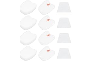 Ymimi Replacement Filter for Shark HV371 HV370 Rocket Pro DLX Corded Stick Vacuum (4 Foam,4 Felt Filters)