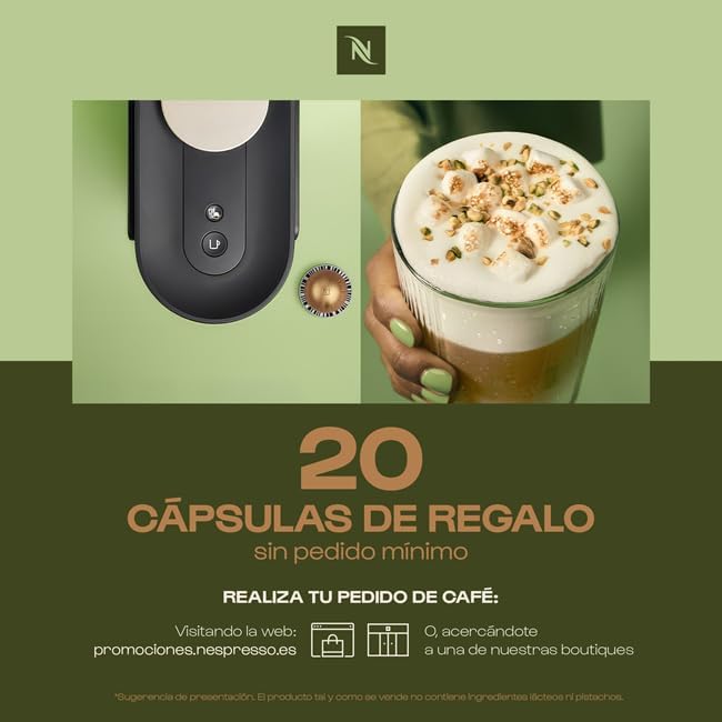 Krups nespresso vertuo pop xn9205 - cafeteira cápsula, máquina de café expresso, 4 tamanhos de xícara, tecnologia centrifusion, 35% plástico reciclado, vermelho picante