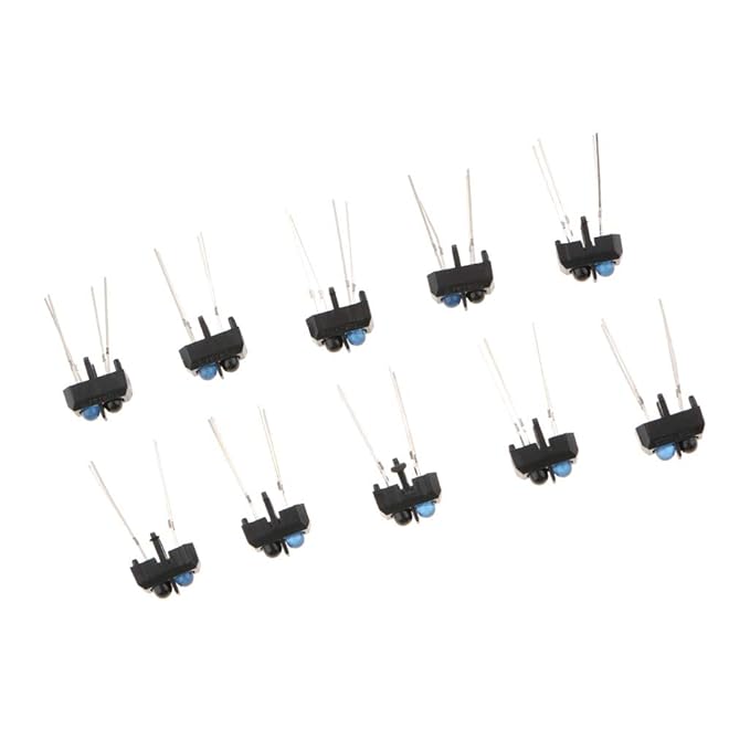 Homyl 10 Stücke TCRT5000 Reflektierende Optischer Sensor IR-Schalter für Arduino