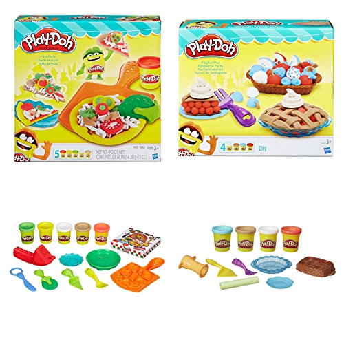 Exclusive Play Doh Pizza and Pie 2 Pack Set