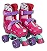 PlayWheels Hello Kitty Kids Classic Quad Roller Skates, Junior Size 10-13