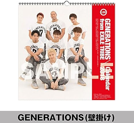 Amazon Co Jp 公式 Generations 18 壁掛けカレンダー ホビー 通販