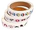 YTanazing 3rolls Assorted 3000pcs Colorful Eye Nose Mouth Mini Stickers for Children School Classroom Crafts Projects, Cute Sticker Self Adhesive Stickers for Handmade Crafts, Toys and Home Decoration