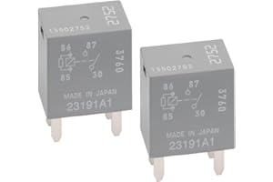 Aeola 2Pcs Multi-Purpose Relay OEM 13502752, 12VDC 30A 4 Pins Horn Fuel Pump Relay Compatible for GM Chevy Cadillac Seville SLS SRX CTS ATS