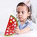 ADSM Montessori Activity Wooden Baby and Toddler Watermelon Toys Kids Travel Learning Game for Plane Car, Baby Early Learning Educational Game Wood Block Puzzles