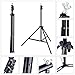 Amzdeal Photography Backdrop Stand Photo Background White Black Green Backdrop and Stand Kit with Carry Bag Non Woven Backdrops for Video Photo Studio
