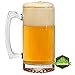 Best Dad Glass Beer Sports Mug, Hand-Engraved Jumbo 26.5 oz (Best Dad Ever)