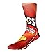 Mens Funny Crazy Color Doritos Athletic Basketball Sports Crew Tube Sock (Medium, Doritos-nacho cheese)