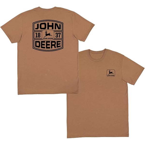 John Deere Men's T-Shirt - Protect The Harvest Graphic - Comfortable Farm & Work Tee - View #4
