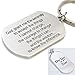 One Day at A Time - Serenity Prayer Keychain - Addiction Recovery Gift - Celebrate Sobriety with AA or Other 12-Step Programs - Medallion for Zipper Pull