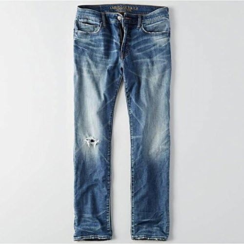 Amazon Co Jp アメリカンイーグル メンズ デニム Aeo 360 Extreme Flex Slim Straight Jean Medium Indigo 並行輸入品 服 ファッション小物