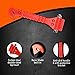 Led Road Flares – Emergency Disk Roadside Bacon – 9 Flashing Lights Warning Roadside – Waterproof Industrial Roadside Lights - Includes Safety Hammer Seat Belt Cutter/Window Breaker Escape Tool