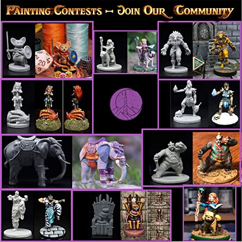 Figurines Héros Fantasy Wildspire Classic Heroes Set 1-25 | Minis Pour Jeux De Rôle D&D, Donjons & Dragons | Personnages Joueurs Et PNJ - 4