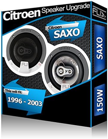 Saxo Rear Hatch speakers Fli 4" 10cm car speaker kit 150W