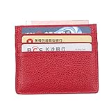 IDEAWIN Genuine Leather RFID Blocking Slim Card Wallet Card Holder